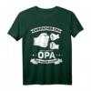 Opa hoch 2 Enkel Nachwuchs Enkelkinder Zweifacher Opa T-Shirt – Lustiges Geschenk für stolze Großväter