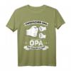 Opa hoch 2 Enkel Nachwuchs Enkelkinder Zweifacher Opa T-Shirt – Lustiges Geschenk für stolze Großväter