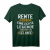 Rente 2020 Legende Rentner Ruhestand Pension Vater Geschenk T-Shirt – Humorvolles Geschenk für den Ruhestand, Opa, Mutter & Kollegen