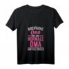 Damen Dreifache Oma T-Shirt mit V-Ausschnitt - Cooles Oma Design für Großmütter mit Enkelkindern