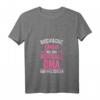 Damen Dreifache Oma T-Shirt mit V-Ausschnitt - Cooles Oma Design für Großmütter mit Enkelkindern