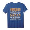 Vorsicht verrückte Oma T-Shirt - Lustiges Geschenk für Oma Fans mit witzigem Spruch