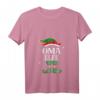 Damen Oma Elfe Weihnachts T-Shirt mit V-Ausschnitt – Lustiges Familien-Outfit für Weihnachten, Geschenke & Elf Designs