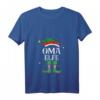 Damen Oma Elfe Weihnachts T-Shirt mit V-Ausschnitt – Lustiges Familien-Outfit für Weihnachten, Geschenke & Elf Designs