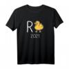Rente Ente 2021 T-Shirt – Lustiges Ruhestand Geschenk für Oma & Opa, Humorvolles Rentner T-Shirt zum Rentenbeginn 2021