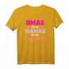 Omas sind wie Mamas nur mit Puderzucker T-Shirt – Lustiges Geschenk für Großmütter, Enkelinnen & Familien