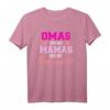 Omas sind wie Mamas nur mit Puderzucker T-Shirt – Lustiges Geschenk für Großmütter, Enkelinnen & Familien