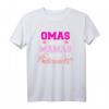 Omas sind wie Mamas nur mit Puderzucker T-Shirt – Lustiges Geschenk für Großmütter, Enkelinnen & Familien