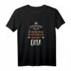 Ich versuche mich zu benehmen Oma Omi Enkelin Fun T-Shirt - Lustiges Geschenk für Oma, Enkelin, Familie & Feiertage