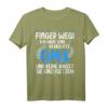 Finger weg! Ich habe eine verrückte Oma und keine Angst Oma T-Shirt – Lustiges Geschenk zur Schwangerschaftsverkündung und für neue Omas