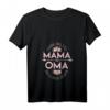 Damen Zwei Titel Mama Und Oma Großmutter Geschenk Familie T-Shirt mit V-Ausschnitt – Perfekt für Weihnachten, Geburtstage & Familienfeste
