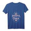 Damen Zwei Titel Mama Und Oma Großmutter Geschenk Familie T-Shirt mit V-Ausschnitt – Perfekt für Weihnachten, Geburtstage & Familienfeste