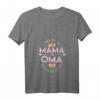 Damen Zwei Titel Mama Und Oma Großmutter Geschenk Familie T-Shirt mit V-Ausschnitt – Perfekt für Weihnachten, Geburtstage & Familienfeste
