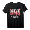 Witziges Oma T-Shirt - Familie 2020 Aufstieg Baby Geburt Geschenk für Oma zu Geburtstag, Weihnachten & mehr