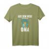 Damen HapDog Lustiges Omas T-Shirt - Erste Oma Geschenkidee für Frauen, Humorvolles Geburtstagsshirt für die kleine Oma