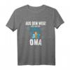 Damen HapDog Lustiges Omas T-Shirt - Erste Oma Geschenkidee für Frauen, Humorvolles Geburtstagsshirt für die kleine Oma