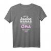 Damen Oma 2020 Befördert zur Oma T-Shirt - Perfektes Geschenk zur Schwangerschaftsverkündung, Babyparty & Baby-Shower