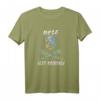 Damen Biker T-Shirt - Böse Alte Rockerin mit Totenkopf & Camouflage, ideal für Motorrad-Touren & Motorradclub-Outfits