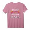 HapDog Oma T-Shirt - Liebevolles Geschenk für die beste Oma, Heldin & Fels in der Brandung