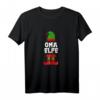 Damen Oma Elfe Partnerlook Familien Outfit Weihnachten T-Shirt - Lustiges Elf-Design als Geschenkidee für Frauen und Familien