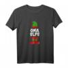 Damen Oma Elfe Partnerlook Familien Outfit Weihnachten T-Shirt - Lustiges Elf-Design als Geschenkidee für Frauen und Familien