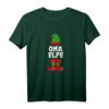 Damen Oma Elfe Partnerlook Familien Outfit Weihnachten T-Shirt - Lustiges Elf-Design als Geschenkidee für Frauen und Familien