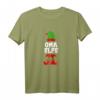 Damen Oma Elfe Partnerlook Familien Outfit Weihnachten T-Shirt - Lustiges Elf-Design als Geschenkidee für Frauen und Familien