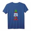 Damen Oma Elfe Partnerlook Familien Outfit Weihnachten T-Shirt - Lustiges Elf-Design als Geschenkidee für Frauen und Familien