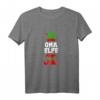 Damen Oma Elfe Partnerlook Familien Outfit Weihnachten T-Shirt - Lustiges Elf-Design als Geschenkidee für Frauen und Familien