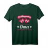 Oma von Zwillingen T-Shirt – Stolze Großmutter mit Enkelkindern, doppelt so stolz, klassisch geschnitten