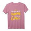 Ich bin die Oma Großmutter Fun Sprüche Lustig Geschenk T-Shirt – Originelles Geburtstagsgeschenk für Oma, Enkel und Familie