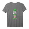 Damen Oma Elfe Partnerlook Familien Outfit Weihnachten T-Shirt - Lustiges Weihnachtsgeschenk für Frauen, Paare & Familien im Elf-Design