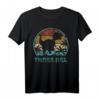 Drei Rex Shirt für Mädchen und Jungen | 3 Jahre alter Dinosaurier Geburtstag T-Shirt für Kinder, Familie & Party
