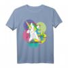 Tanzendes Einhorn Dab Regenbogen T-Shirt – Buntes Geschenk für Einhorn- und Dab Dance Fans, perfekt für Geburtstage, Weihnachten & Feiern