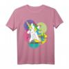 Tanzendes Einhorn Dab Regenbogen T-Shirt – Buntes Geschenk für Einhorn- und Dab Dance Fans, perfekt für Geburtstage, Weihnachten & Feiern