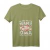 Damen Oma T-Shirt mit Spruch - Ich Habe Zwei Titel Mama & Oma, Lustiges Geschenk für Großmütter zum Muttertag & Geburtstag