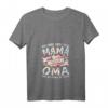 Damen Oma T-Shirt mit Spruch - Ich Habe Zwei Titel Mama & Oma, Lustiges Geschenk für Großmütter zum Muttertag & Geburtstag