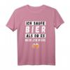 Ich saufe Bier als ob es mein Job wäre - Lustiges Bier Sprüche T-Shirt für Erwachsene als Geschenk für Freunde, Familie & Kollegen
