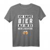 Ich saufe Bier als ob es mein Job wäre - Lustiges Bier Sprüche T-Shirt für Erwachsene als Geschenk für Freunde, Familie & Kollegen