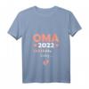 Damen Zukünftiger Oma 2022 Schwangerschaft T-Shirt mit V-Ausschnitt - Lustiges Geschenk für werdende Oma im Jahr 2022