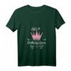 Lustiges Damen T-Shirt zum 80. Geburtstag mit Prinzessinnenkrone - Perfekt für Frauen, Mütter und Omas, rosa V-Ausschnitt