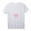 Lustiges Damen T-Shirt zum 80. Geburtstag mit Prinzessinnenkrone - Perfekt für Frauen, Mütter und Omas, rosa V-Ausschnitt