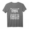 Ich bin stolze Oma einer wahnsinnig fantastischen Enkelin T-Shirt – Lustiges Weihnachtsgeschenk für Großmütter