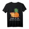 Es Muss Keiner Wissen | Lustiges Pizza & Ananas Hawaii T-Shirt – Perfekt als Geschenk für Pizza-Liebhaber und Humor-Fans