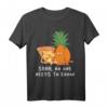 Es Muss Keiner Wissen | Lustiges Pizza & Ananas Hawaii T-Shirt – Perfekt als Geschenk für Pizza-Liebhaber und Humor-Fans