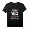Damen Oma & Enkelin Das Perfekte Chaos Team T-Shirt – Lustiges Großeltern Geschenk für Geburtstag & Danke-Oma-Opa
