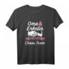 Damen Oma & Enkelin Das Perfekte Chaos Team T-Shirt – Lustiges Großeltern Geschenk für Geburtstag & Danke-Oma-Opa
