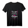 Damen 70. Geburtstag Oma T-Shirt mit V-Ausschnitt - Lustiger Spruch für den besonderen Tag