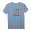 LIFE HAPPENS 2020 77. Geburtstag T-Shirt – Buntes Geschenk für Oma, Opa & alle 1943 Geborenen