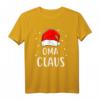 Oma Claus Weihnachtsoutfit Familie Weihnachten T-Shirt - Lustiges festliches Oberteil für die ganze Familie zu Heilig Abend